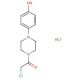 4-[4-(chloroacetyl)piperazin-1-yl]phenol hydrochloride - chemical structure image