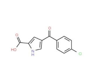4-(4-Chlorobenzoyl)-1H-pyrrole-2-carboxylic acid - chemical structure image