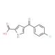 4-(4-Chlorobenzoyl)-1H-pyrrole-2-carboxylic acid - chemical structure image