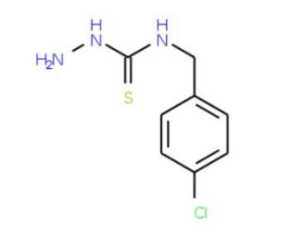 4-(4-Chlorobenzyl)-3-thiosemicarbazide (CAS 6610-36-2) - chemical structure image