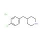4-(4-Chlorobenzyl)piperidine hydrochloride (CAS 36968-94-2) - chemical structure image