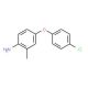 4-(4-Chlorophenoxy)-2-methylaniline - chemical structure image