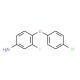 4-(4-Chlorophenoxy)-3-fluoroaniline (CAS 946664-06-8) - chemical structure image