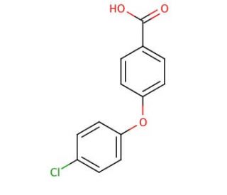 4-(4-Chlorophenoxy)benzoic acid (CAS 21120-67-2) - chemical structure image