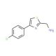 [4-(4-chlorophenyl)-1,3-thiazol-2-yl]methylamine - chemical structure image