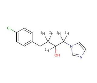 4-(4-Chlorophenyl)-1-imidazol-1-yl-(butan-d5)-2-ol - chemical structure image