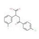 4-(4-Chlorophenyl)-2-(3-fluorophenyl)-4-oxobutanoic acid - chemical structure image
