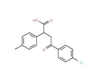 4-(4-Chlorophenyl)-2-(4-methylphenyl)-4-oxobutanoic acid (CAS 70596-90-6) - chemical structure image