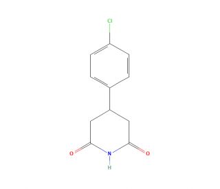 4-(4-Chlorophenyl)-2,6-piperidinedione (CAS 84803-46-3) - chemical structure image