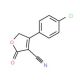 4-(4-Chlorophenyl)-2-oxo-2,5-dihydro-3-furancarbonitrile - chemical structure image
