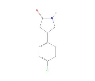 4-(4-Chlorophenyl)-2-pyrrolidinone (CAS 22518-27-0) - chemical structure image