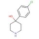 4-(4-Chlorophenyl)-4-hydroxypiperidine (CAS 39512-49-7) - chemical structure image