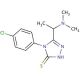 4-(4-chlorophenyl)-5-[1-(dimethylamino)ethyl]-4H-1,2,4-triazole-3-thiol - chemical structure image