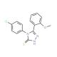 4-(4-chlorophenyl)-5-(2-methoxyphenyl)-4H-1,2,4-triazole-3-thiol - chemical structure image