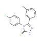 4-(4-chlorophenyl)-5-(3-methylphenyl)-4H-1,2,4-triazole-3-thiol - chemical structure image