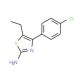 4-(4-Chlorophenyl)-5-ethyl-1,3-thiazol-2-amine (CAS 313533-99-2) - chemical structure image