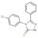 4-(4-chlorophenyl)-5-phenyl-4H-1,2,4-triazole-3-thiol - chemical structure image