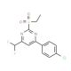 4-(4-Chlorophenyl)-6-(difluoromethyl)-2-(ethylsulfonyl)pyrimidine (CAS 862678-12-4) - chemical structure image