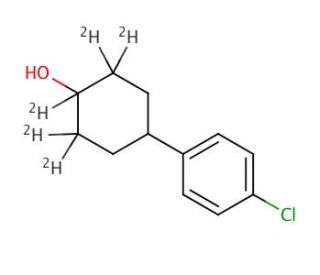4-(4-Chlorophenyl)cyclohexanol-d5 - chemical structure image