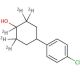 4-(4-Chlorophenyl)cyclohexanol-d5 - chemical structure image
