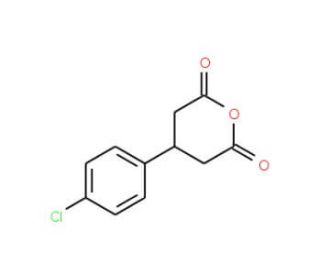 4-(4-Chlorophenyl)-dihydro-pyran-2,6-dione (CAS 182955-12-0) - chemical structure image