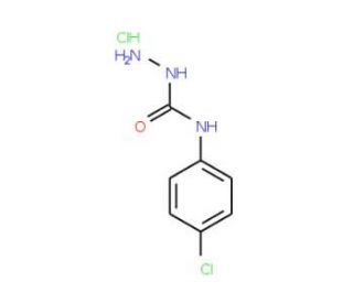 4-(4-Chlorophenyl)semicarbazide hydrochloride (CAS 124700-01-2) - chemical structure image