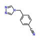 4-(4-Cyanobenzyl)-1,2,4-triazole (CAS 112809-27-5) - chemical structure image
