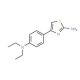 4-(4-Diethylamino-phenyl)-thiazol-2-ylamine (CAS 199915-40-7) - chemical structure image