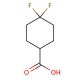 4,4-Difluorocyclohexanecarboxylic acid (CAS 122665-97-8) - chemical structure image