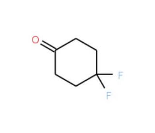4,4-Difluorocyclohexanone (CAS 22515-18-0) - chemical structure image
