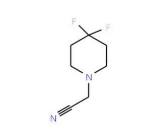 (4,4-Difluoropiperidin-yl)acetonitrile - chemical structure image