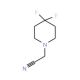 (4,4-Difluoropiperidin-yl)acetonitrile - chemical structure image