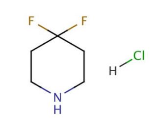 4,4-Difluoropiperidine hydrochloride (CAS 144230-52-4) - chemical structure image