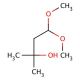 4,4-Dimethoxy-2-methyl-2-butanol (CAS 31525-67-4) - chemical structure image