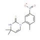 4,4-Dimethyl-1-(2-methyl-5-nitrophenyl)-1,4-dihydropyrimidine-2-thiol - chemical structure image
