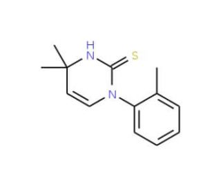 4,4-Dimethyl-1-(2-methylphenyl)-1,4-dihydropyrimidine-2-thiol - chemical structure image