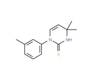 4,4-Dimethyl-1-(3-methylphenyl)-1,4-dihydropyrimidine-2-thiol - chemical structure image