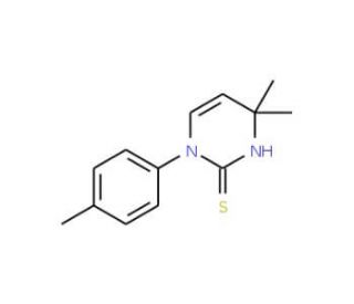 4,4-Dimethyl-1-(4-methylphenyl)-1,4-dihydropyrimidine-2-thiol - chemical structure image