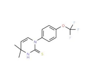 4,4-Dimethyl-1-[4-(trifluoromethoxy)phenyl]-1,4-dihydropyrimidine-2-thiol - chemical structure image