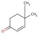 4,4-Dimethyl-2-cyclohexen-1-one (CAS 1073-13-8) - chemical structure image
