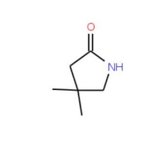 4,4-Dimethyl-2-pyrrolidinone (CAS 66899-02-3) - chemical structure image