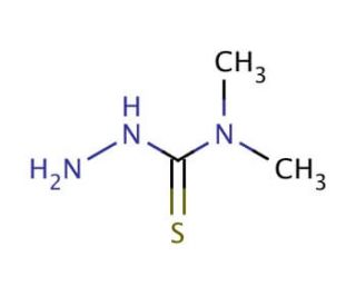 4,4-Dimethyl-3-thiosemicarbazide (CAS 6926-58-5) - chemical structure image
