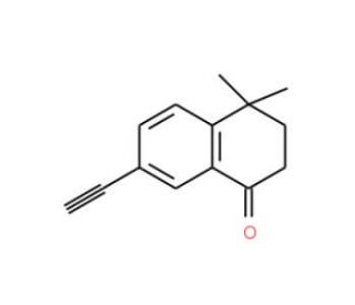 4,4-Dimethyl-7-ethynyl-1-tetralone (CAS 166978-48-9) - chemical structure image