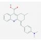 4-(4-Dimethylamino-benzylidene)-2-methyl-1,2,3,4-tetrahydro-acridine-9-carboxylic acid - chemical structure image