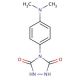4-[4-(Dimethylamino)phenyl]-1,2,4-triazolidine-3,5-dione (CAS 883455-55-8) - chemical structure image