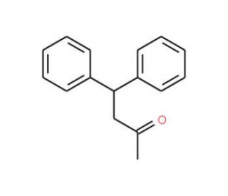 4,4-Diphenyl-2-butanone (CAS 5409-60-9) - chemical structure image