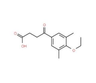 4-(4-Ethoxy-3,5-dimethyl-phenyl)-4-oxo-butyric acid - chemical structure image