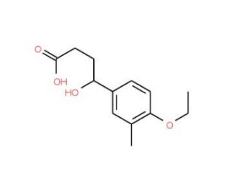 4-(4-Ethoxy-3-methyl-phenyl)-4-hydroxy-butyric acid (CAS 879053-56-2) - chemical structure image