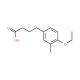 4-(4-Ethoxy-3-methyl-phenyl)-butyric acid (CAS 878431-90-4) - chemical structure image