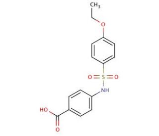 4-(4-Ethoxy-benzenesulfonylamino)-benzoic acid - chemical structure image
